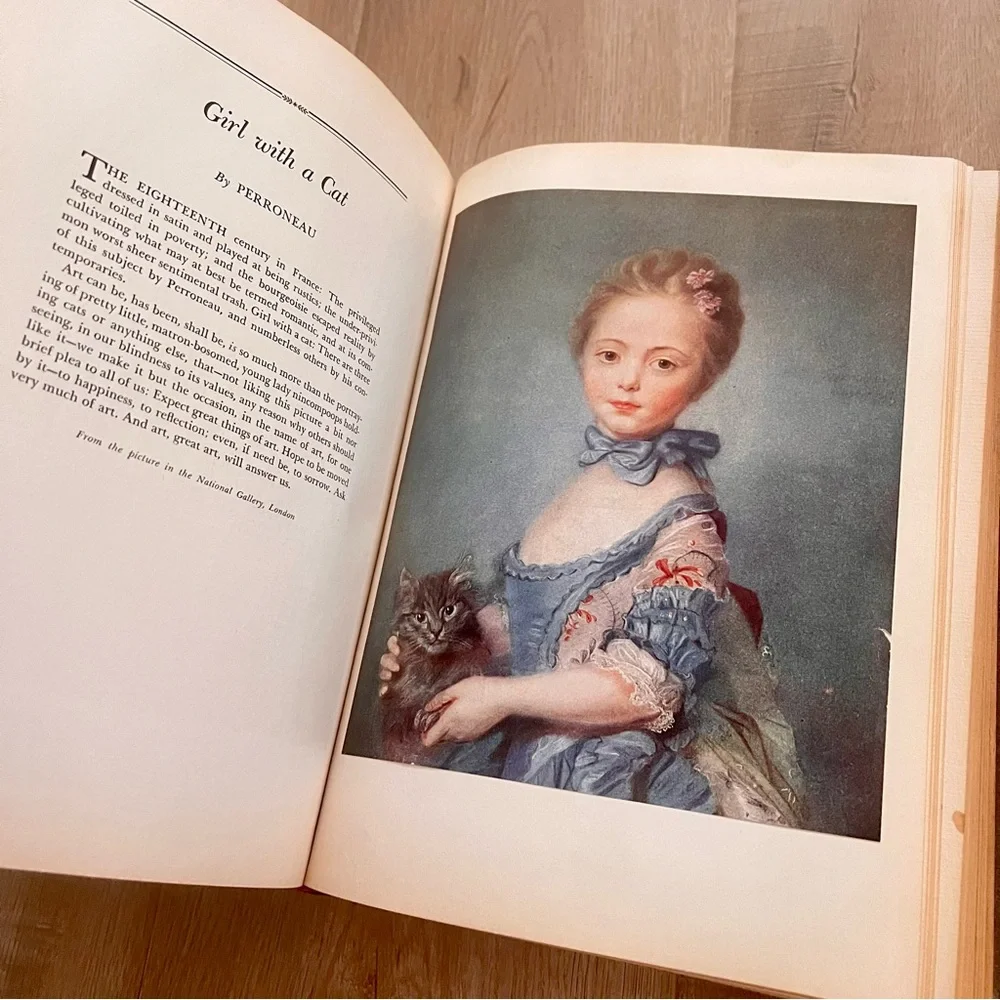 Vtg‎ 1939 Book First Edition, World Famous Paintings, 100 illustration Plates